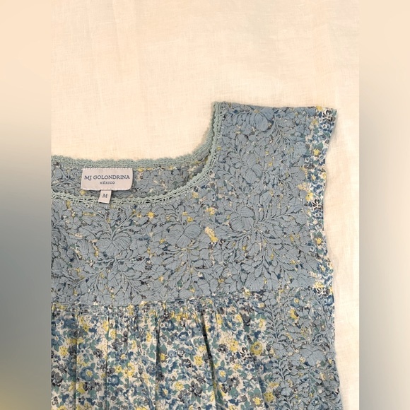 Mi Golondrina Flores Top limited edition floral print - Picture 4 of 9